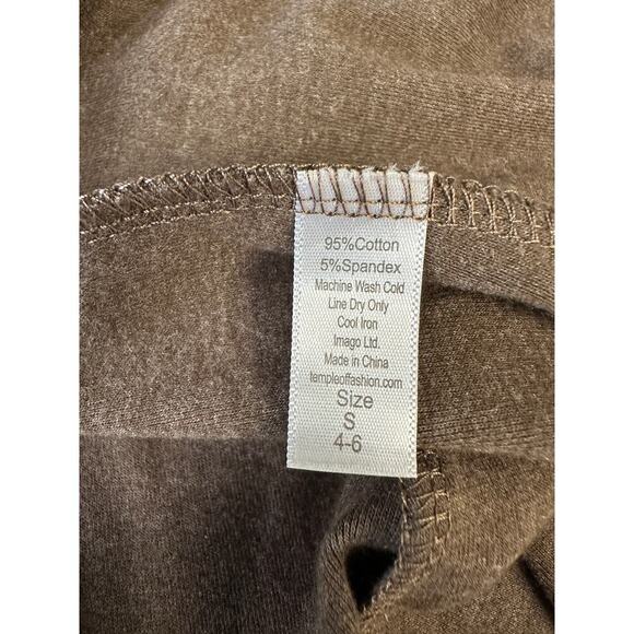 Laura Hlavac Ruffle Duster Sweater Cardigan Vest Long Line S Steampunk Resort - Picture 9 of 9